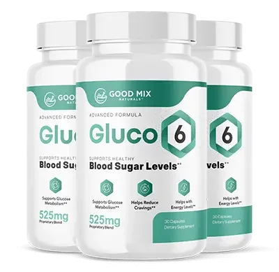 Gluco6 3 Bottles Supply